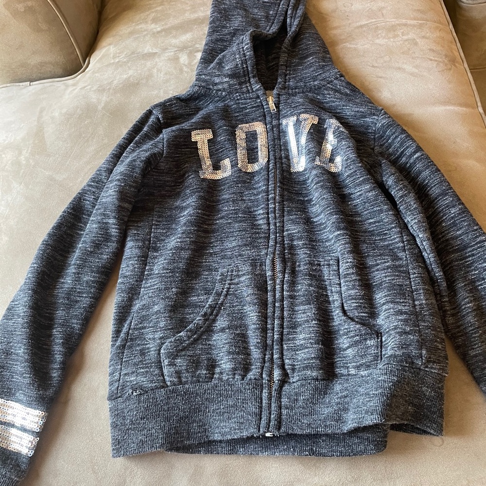 Love zip up jacket.